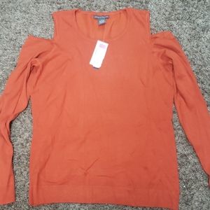 NWT LADIES SIZE LARGE ORANGE CHELSEA AND THEODORE